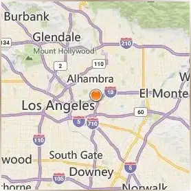 California State University Los Angeles Location Map