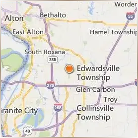 Southern Illinois University Edwardsville Location Map