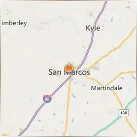Texas State University Location Map Texas State University Location Map