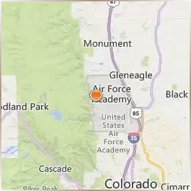United States Air Force Academy Location Map United States Air Force Academy Location Map