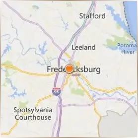 University of Mary Washington Location Map University of Mary Washington Location Map