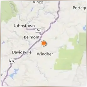University of Pittsburgh Johnstown Location Map University of Pittsburgh Johnstown Location Map