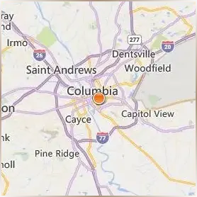University of South Carolina Columbia Location Map University of South Carolina Columbia Location Map