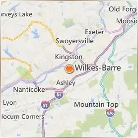 Wilkes University Location Map Wilkes University Location Map